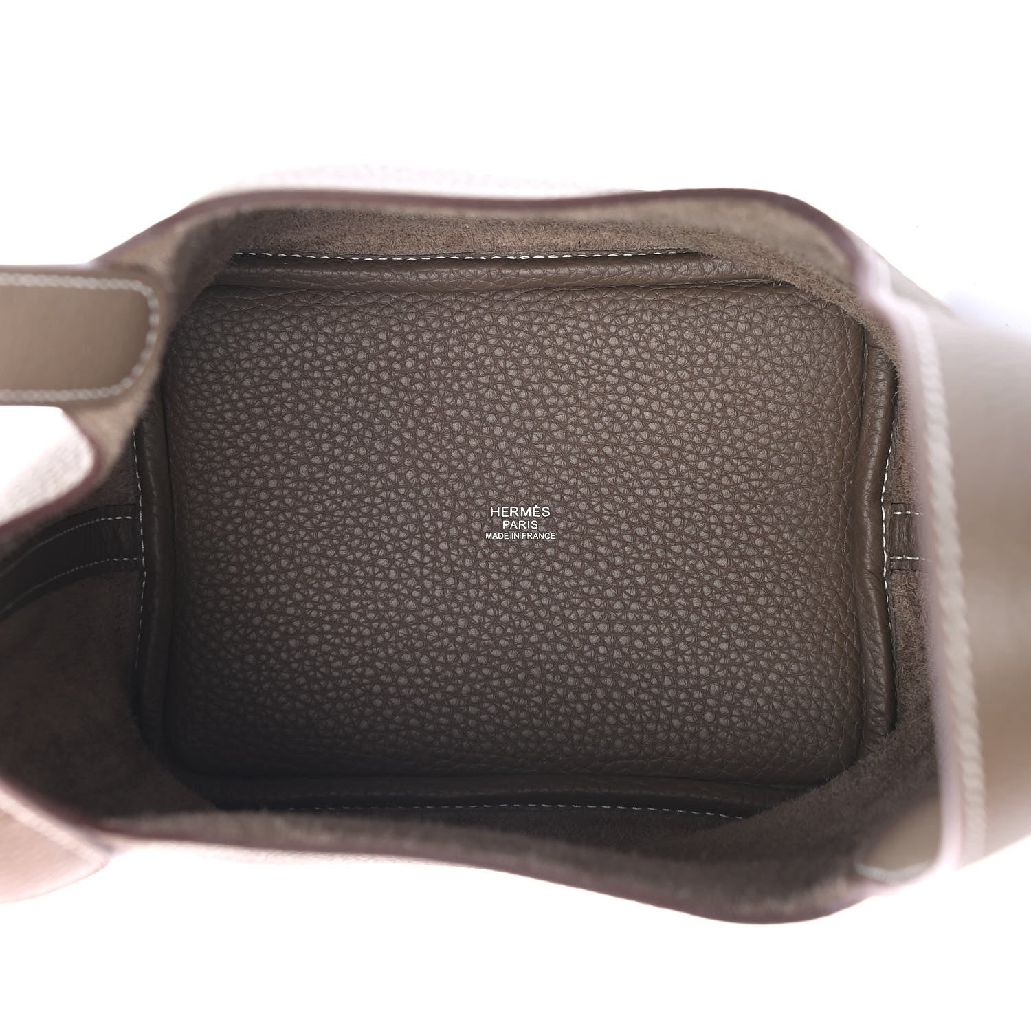 Hermes Taurillon Clemence Picotin Lock 18 PM Etoupe 5 of 9