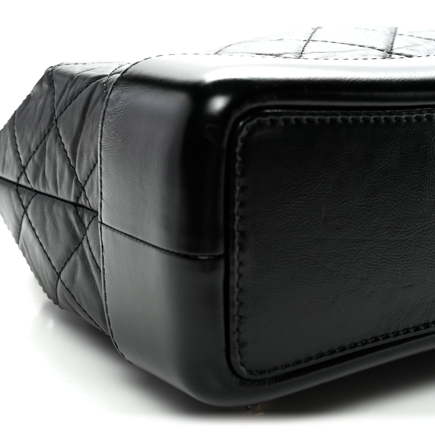 Chanel Aged Calfskin Quilted Small Gabrielle Backpack Black 9 of 10