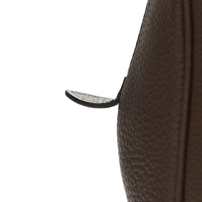 Hermes Taurillon Clemence Victoria II 35 Chocolate 12 of 12