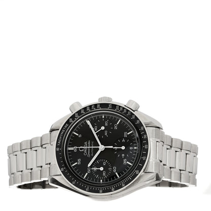 Omega Stainless Steel 39mm Speedmaster Chronograph Automatic Watch Black 17500321 2 of 4