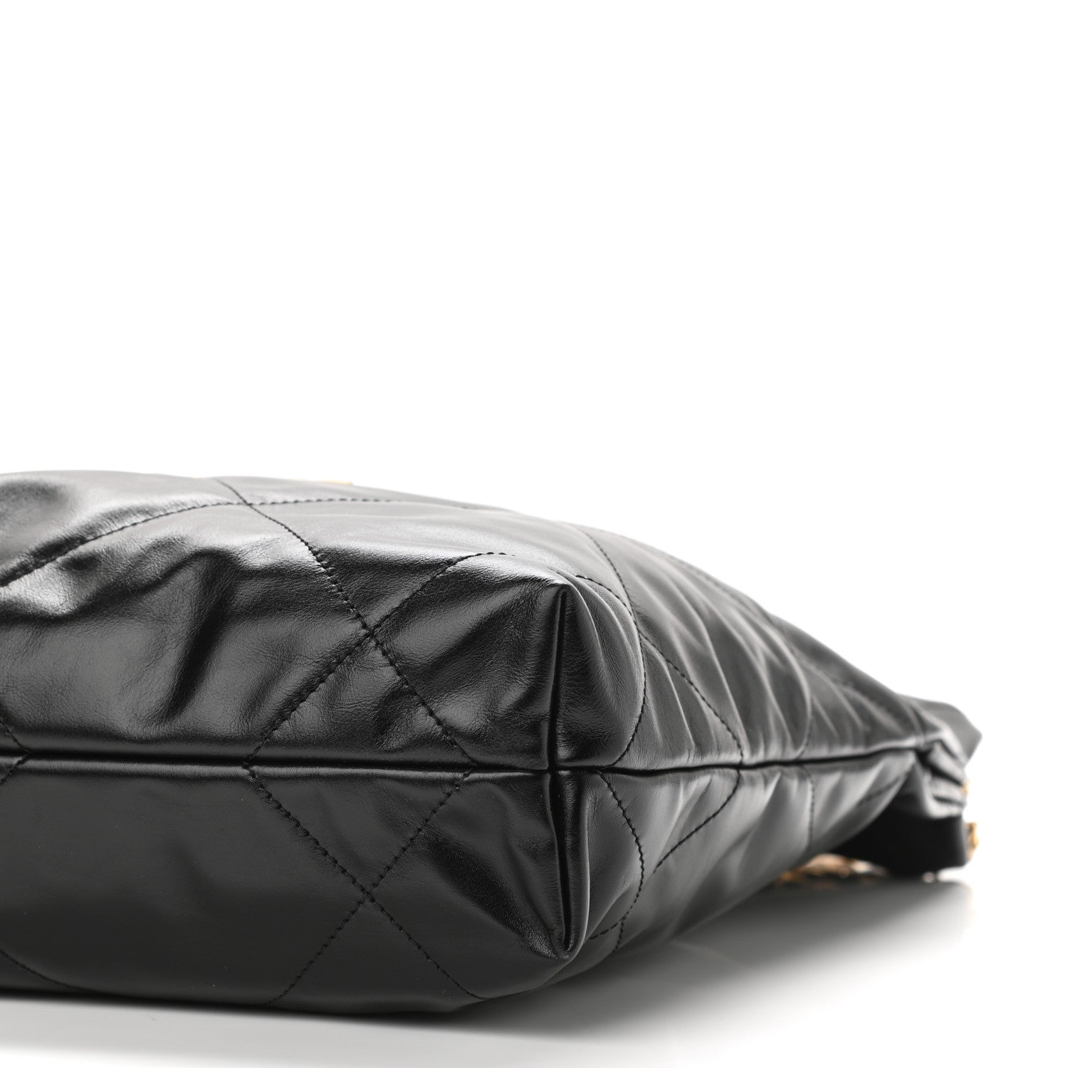 Chanel Shiny Calfskin Quilted Small Chanel 22 Black 11 of 11