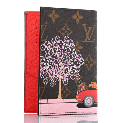 Louis Vuitton Monogram 2019 Christmas Animation Passport Cover Rouge 3 of 7