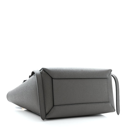 Celine Grained Calfskin Micro Belt Bag Grey 4 of 10
