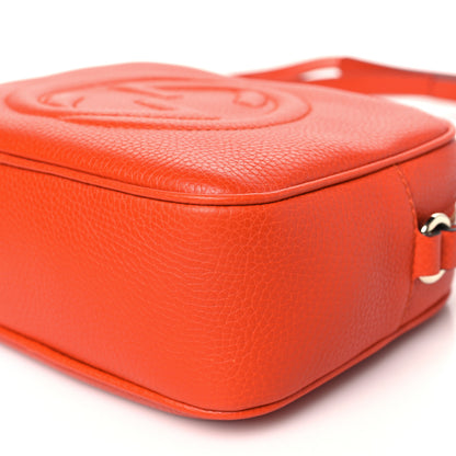 Gucci Pebbled Calfskin Small Soho Disco Bag Sun Orange 10 of 10