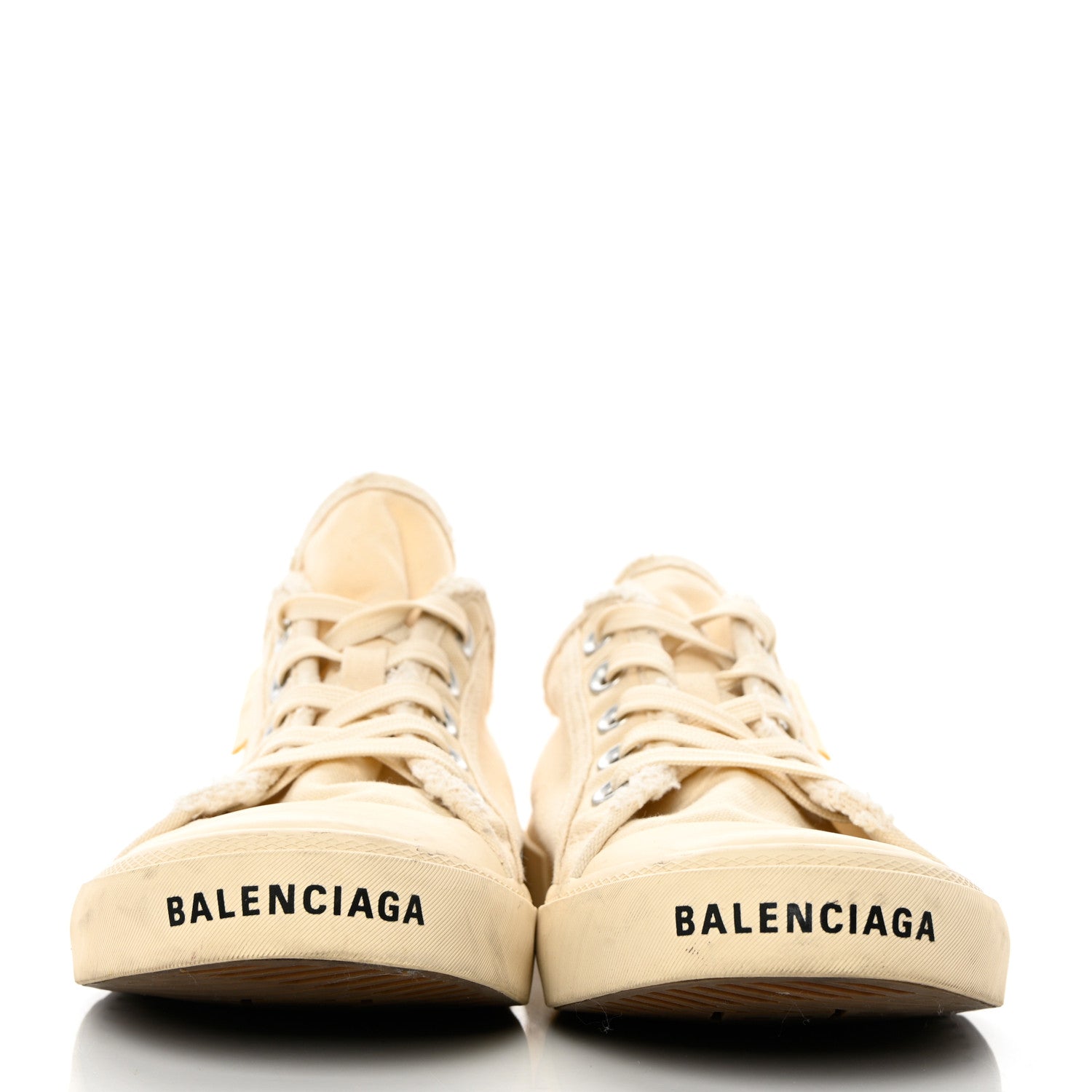 Balenciaga Canvas Womens Paris Sneakers 39 White 2 of 8