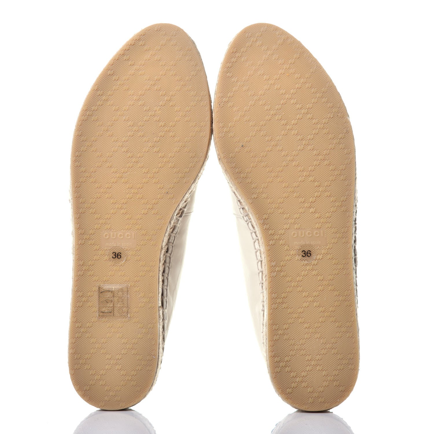 Gucci Nappa Ophelia Espadrilles 36 Mystic White 5 of 9