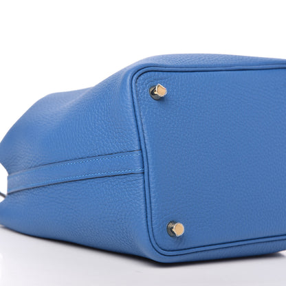 Hermes Taurillon Clemence Picotin Lock 18 PM Mykonos 6 of 10