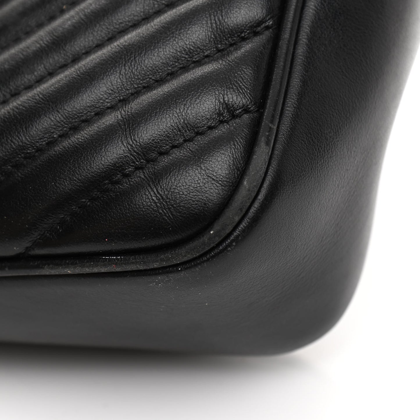 Calfskin Matelasse Monogram Lou Camera Bag Black
