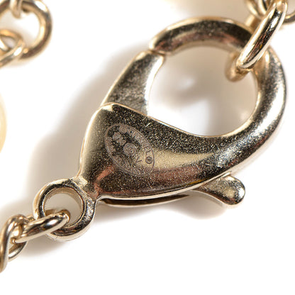 Chanel Pearl CC Long Necklace Gold 4 of 5