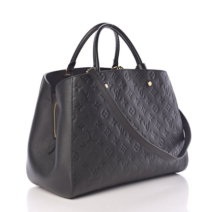 Louis Vuitton Empreinte Montaigne GM Black 3 of 11