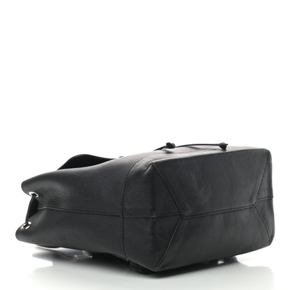 Louis Vuitton Calfskin Lockme Backpack Black 3 of 12