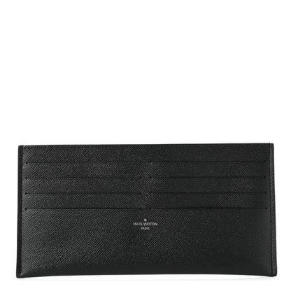 Louis Vuitton Calfskin Felicie Chain Wallet Card Holder Insert Black 1 of 6
