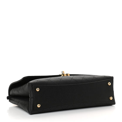 Chanel Caviar Stitched Large Flap Black 4 of 9
