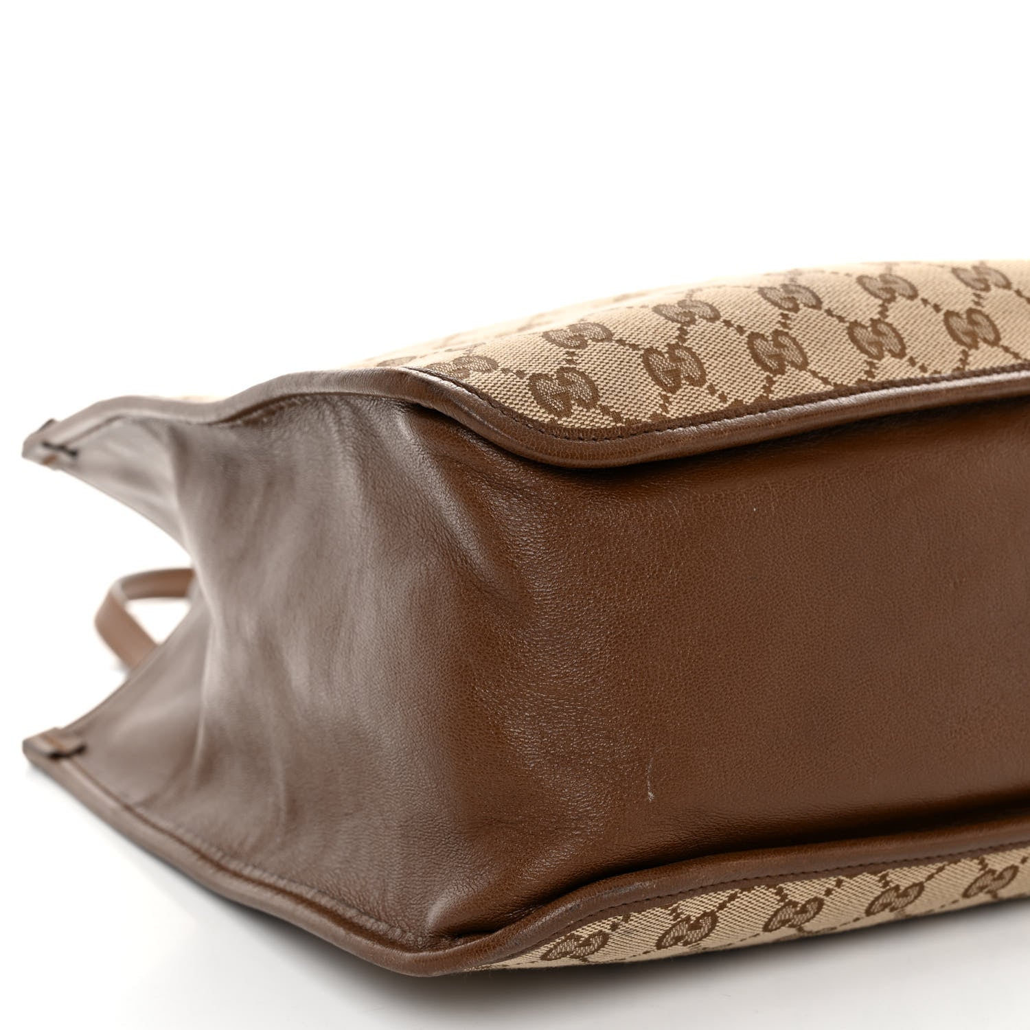 Gucci Monogram Horsebit 1955 Tote Bag Beige Brown Sugar 9 of 11