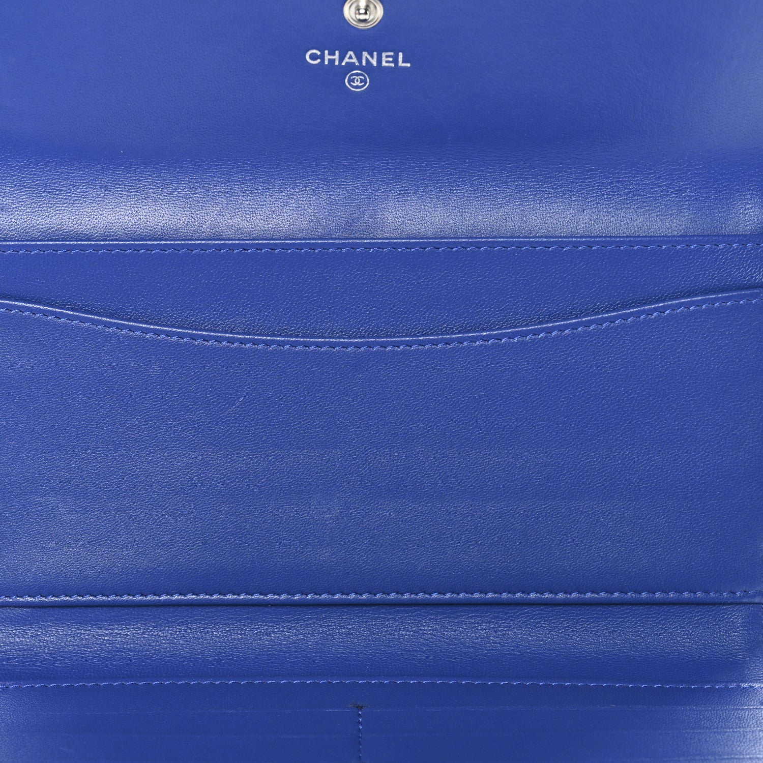 Chanel Lambskin Quilted Cuba Long Flap Wallet Blue Multicolor 5 of 12