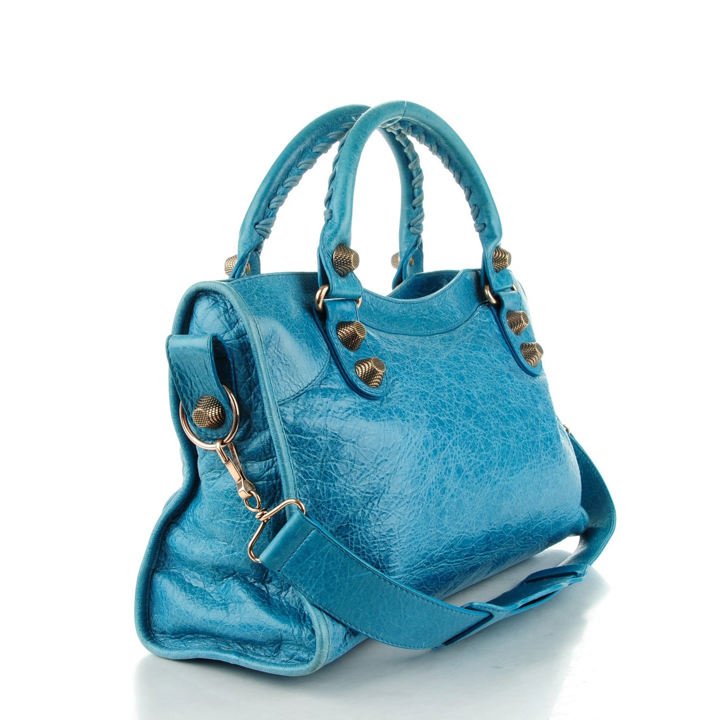Agneau Giant 21 Rose Gold Hardware City Cyclade