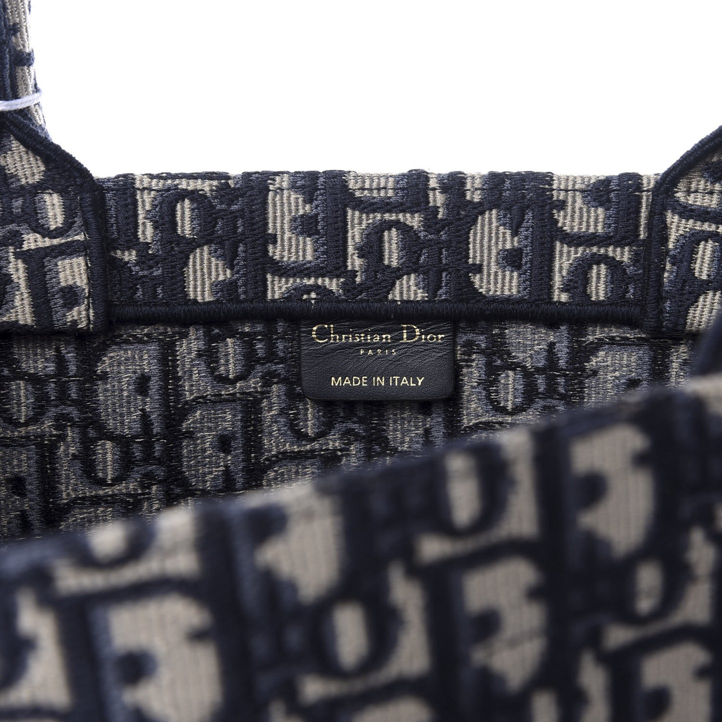 Oblique Medium Book Tote Blue Multicolor