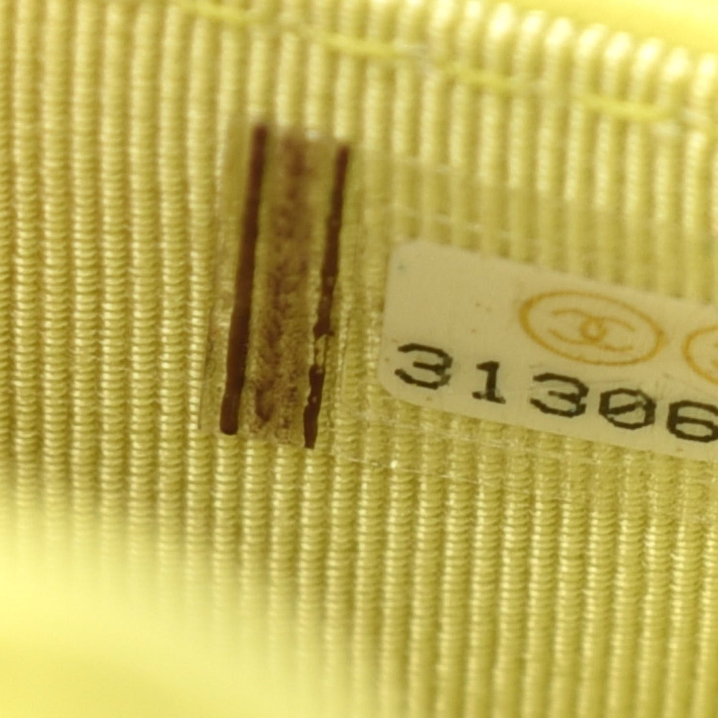 Lambskin Quilted Flap Card Holder Wallet Yellow