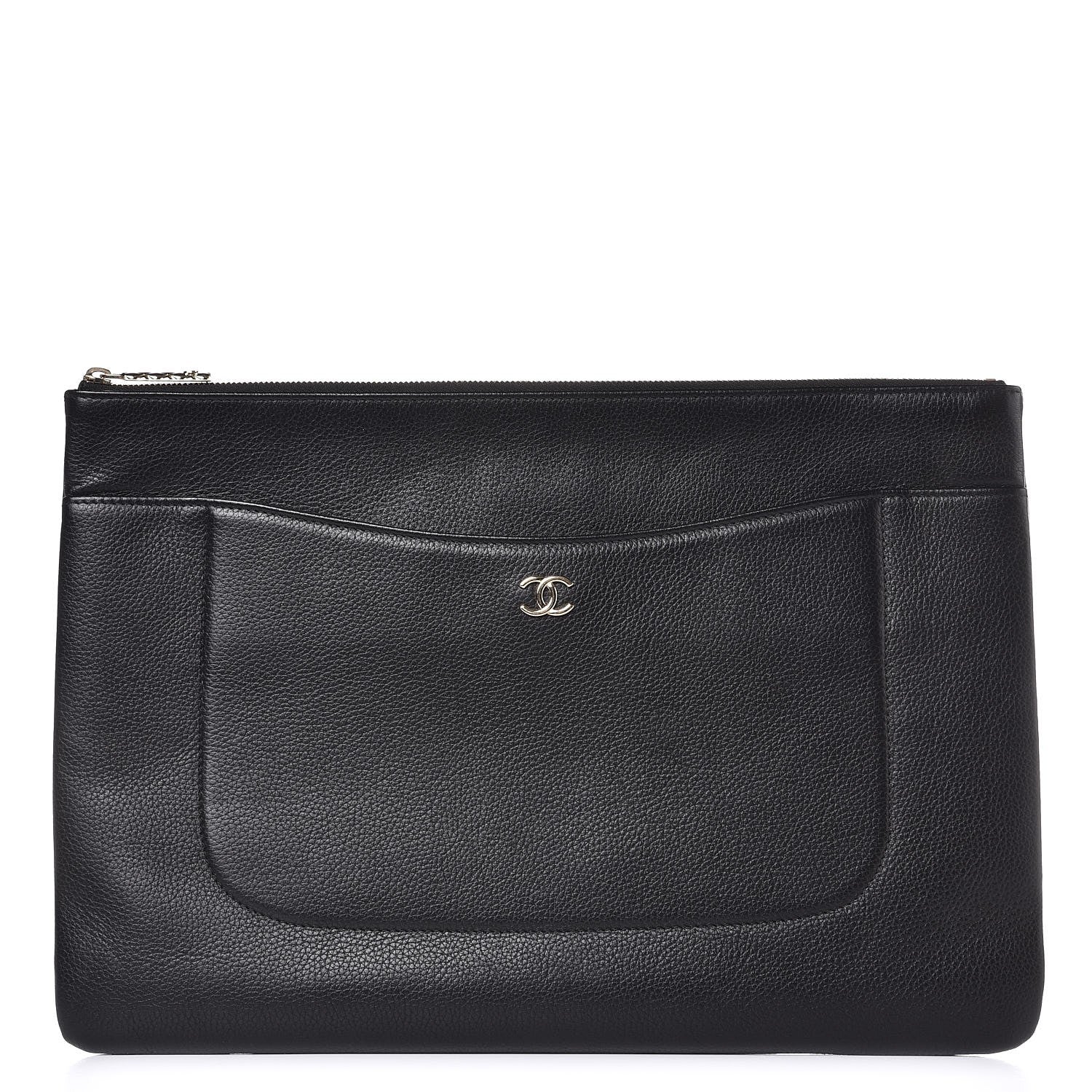 Chanel Calfskin Large Gabrielle Cosmetic Case Black 1 of 7