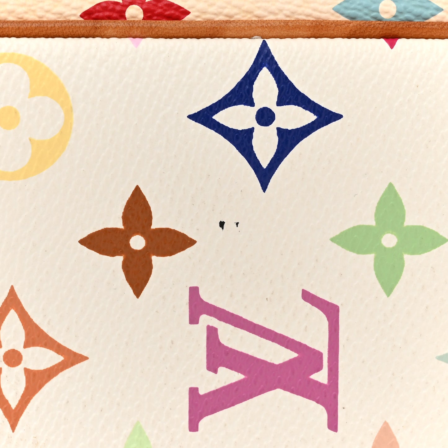 LOUIS VUITTON Monogram Multicolor Trouville White