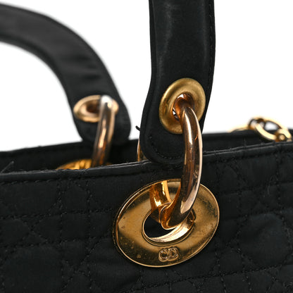 Christian Dior Nylon Cannage Large Lady Dior Black 17 of 18