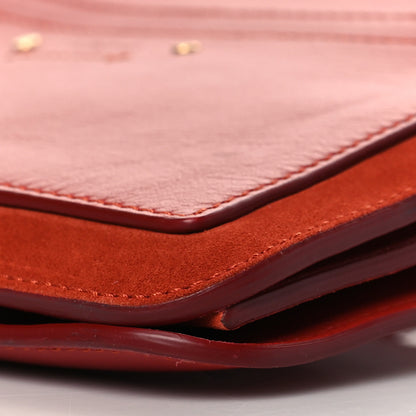 Chloe Calfskin Suede Mini Roy Bag Earthy Red 12 of 12