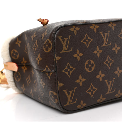 Louis Vuitton Monogram Shearling Cozygram Neonoe BB 8 of 9
