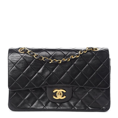 Chanel Lambskin Quilted Small Double Flap Black 1 of 13