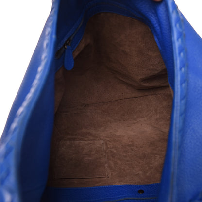 Bottega Veneta Cervo Deerskin Large Hobo Signal Blue 5 of 14