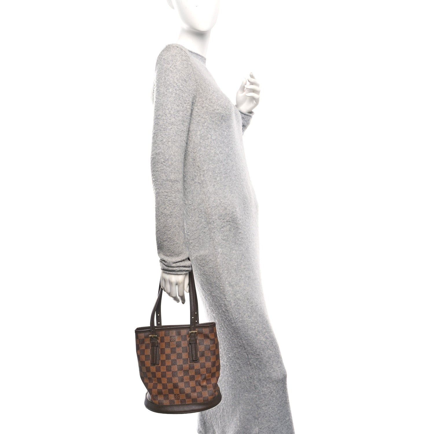 Louis Vuitton Damier Ebene Marais Bucket 23 2 of 11