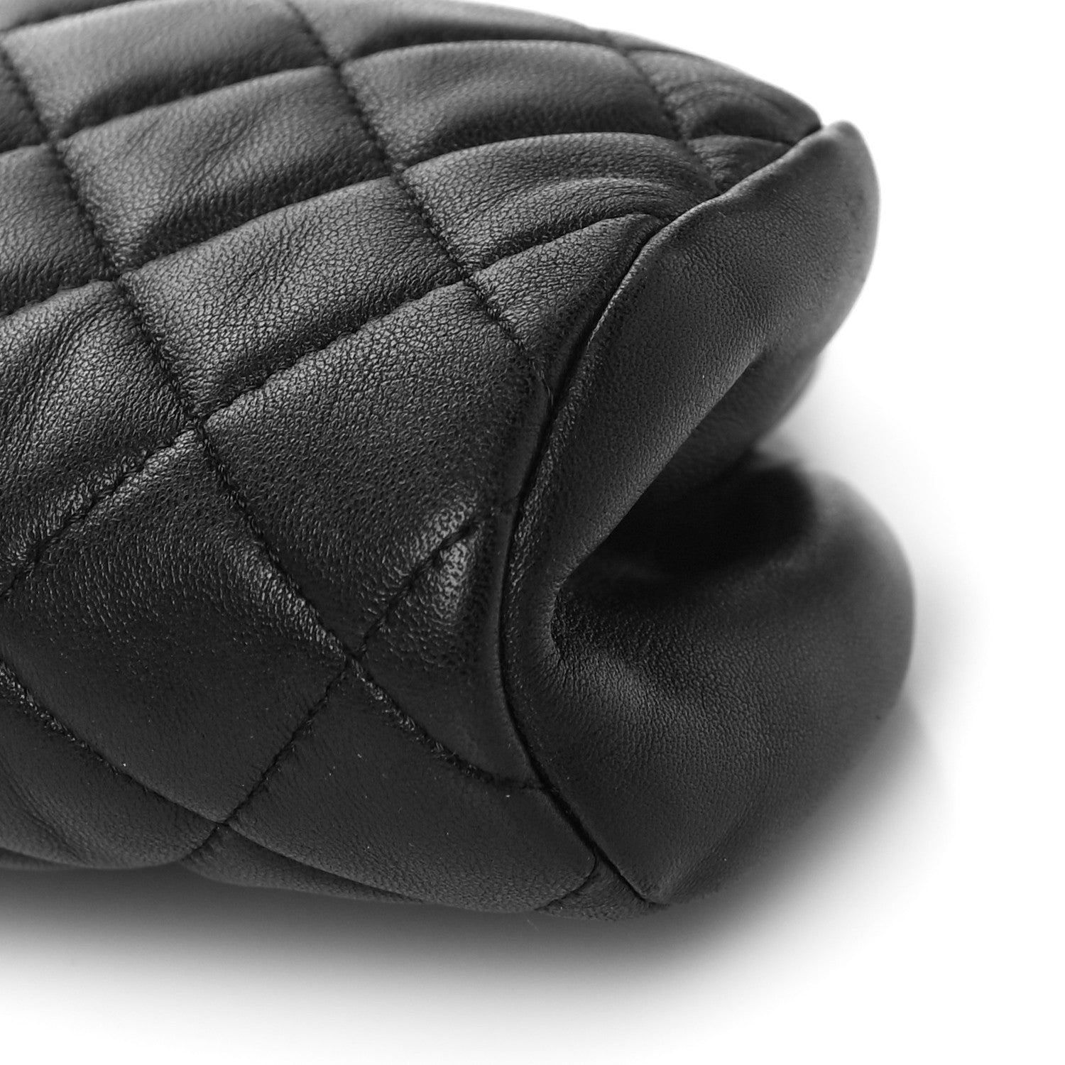 Chanel Lambskin Quilted Timeless Clutch Black 6 of 12