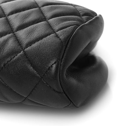 Chanel Lambskin Quilted Timeless Clutch Black 6 of 12