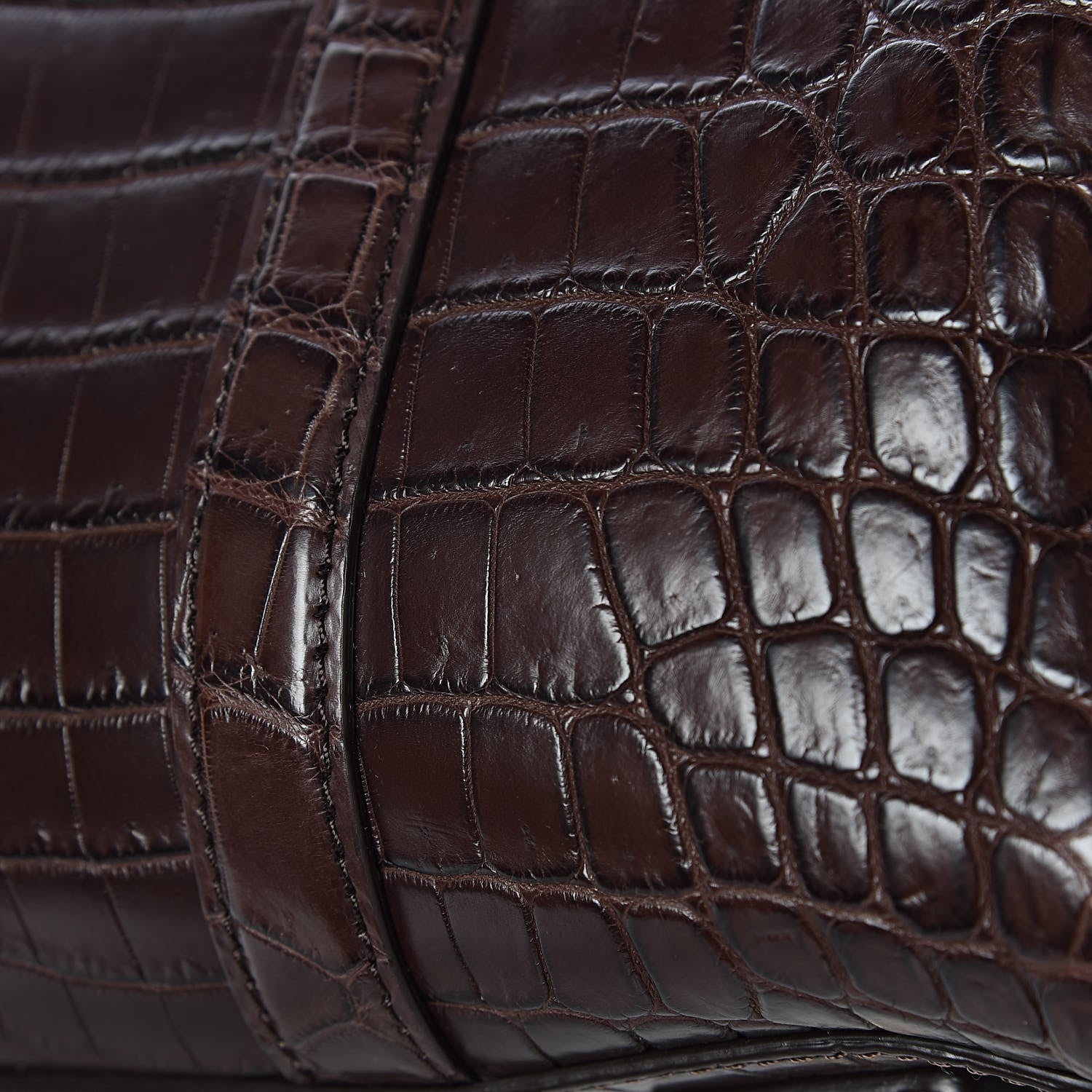 Louis Vuitton Matte Alligator SC Bag PM Chocolate 12 of 12