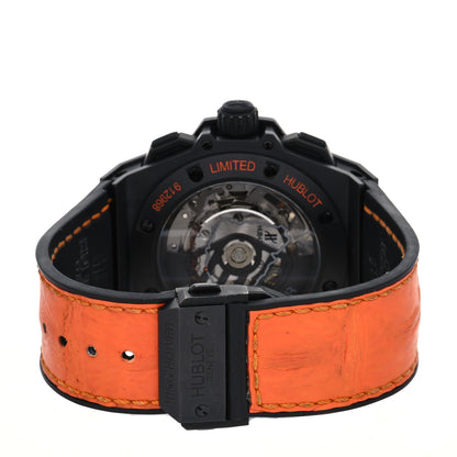 Hublot Ceramic Alligator 48mm King Power Punta del Este Chronograph Automatic Watch Black 710.CI.1129.NR.PDE1 3 of 4