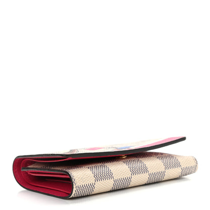 Louis Vuitton Damier Azur 2017 Christmas Animation Victorine Wallet 4 of 9