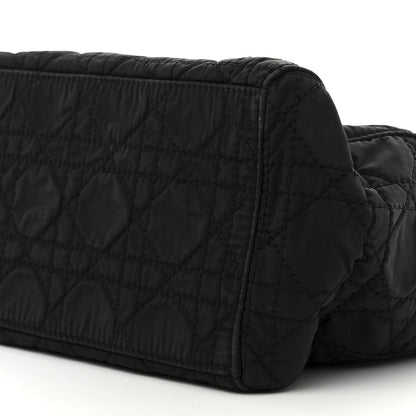 Christian Dior Nylon Cannage Medium Lady Dior Black 10 of 13