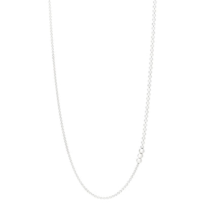 Tiffany Sterling Silver Mixed Bead Necklace 1 of 5