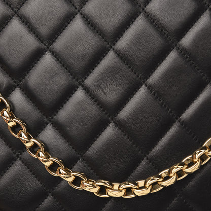 Chanel Lambskin Quilted Large Chic With Me Flap Black 11 of 13