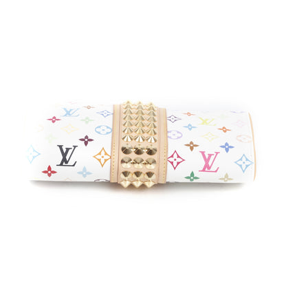 Louis Vuitton Monogram Multicolor Courtney Clutch White 4 of 11