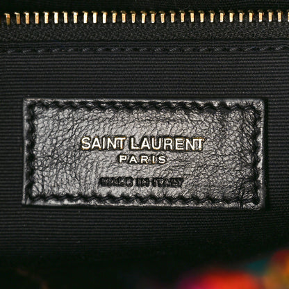 Saint Laurent Tweed Calfskin Matelasse Monogram Medium Niki Chain Satchel Multicolor 7 of 9