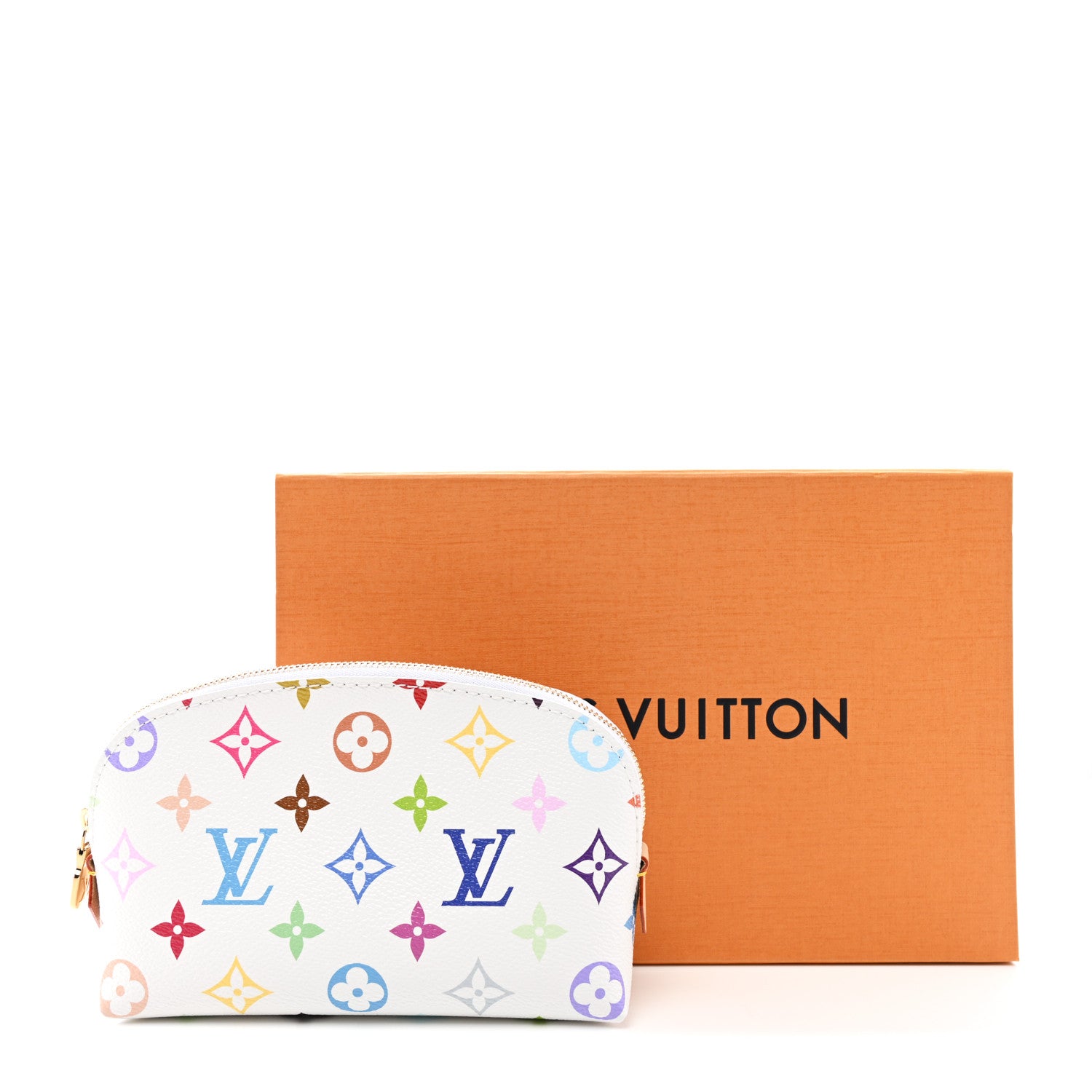 Louis Vuitton LV x TM Monogram Multicolor Cosmetic Pouch PM White 7 of 7