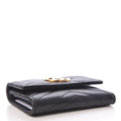 Gucci Calfskin Matelasse GG Marmont Wallet Black 4 of 8