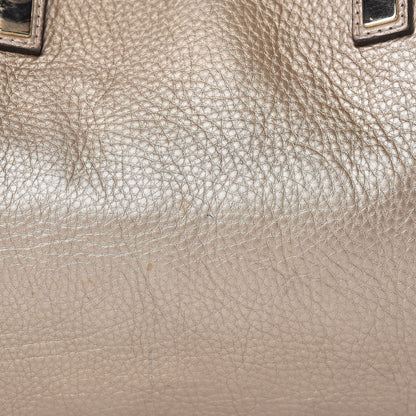 Gucci Metallic Pebbled Calfskin Medium Bella Tote Gold 22 of 22