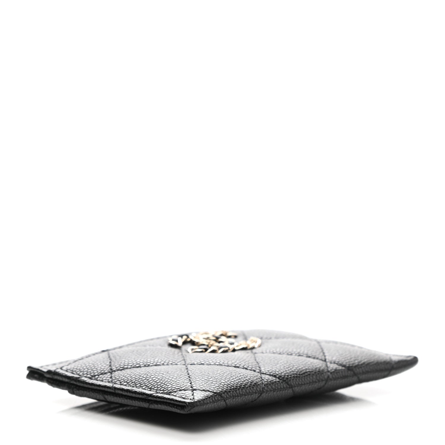 Chanel Caviar Quilted French New Wave Card Holder Black 4 of 9