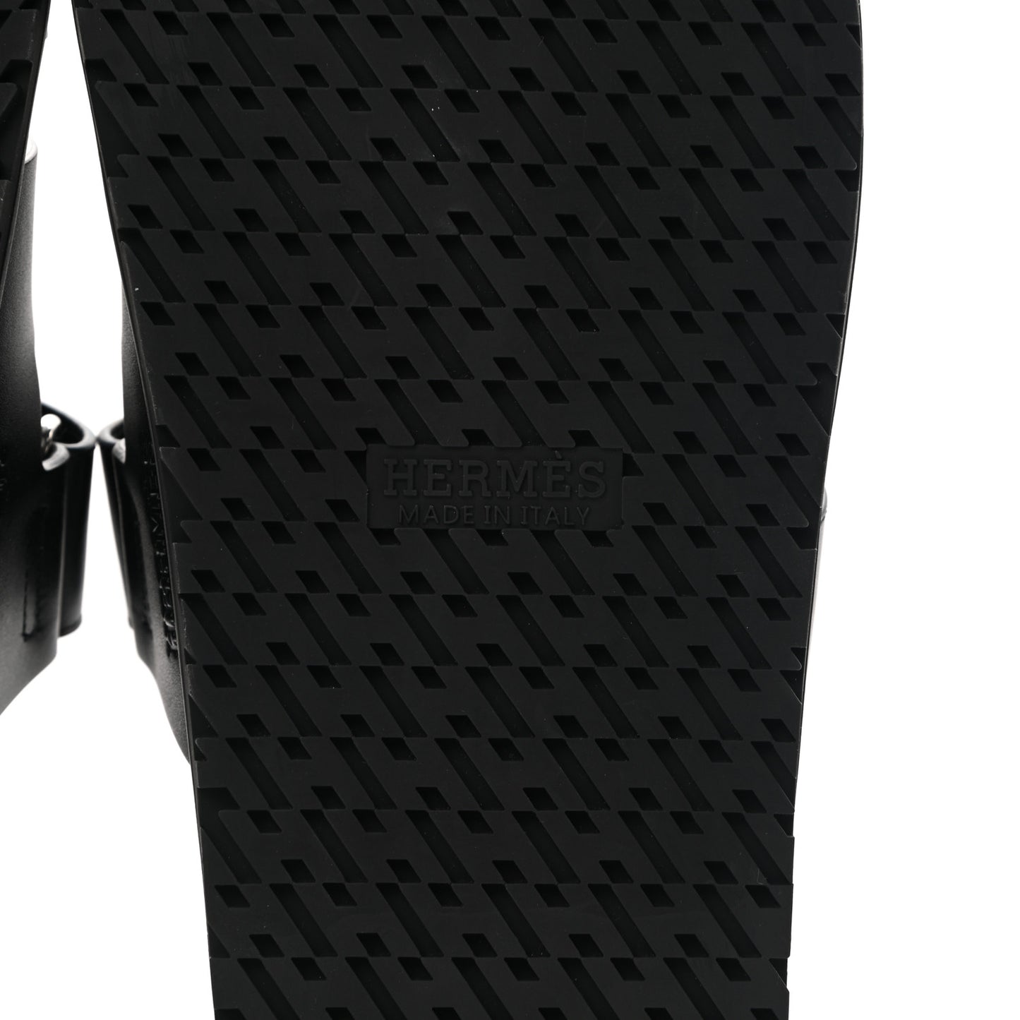 Calfskin Mens Chypre Sandals 41.5 Black