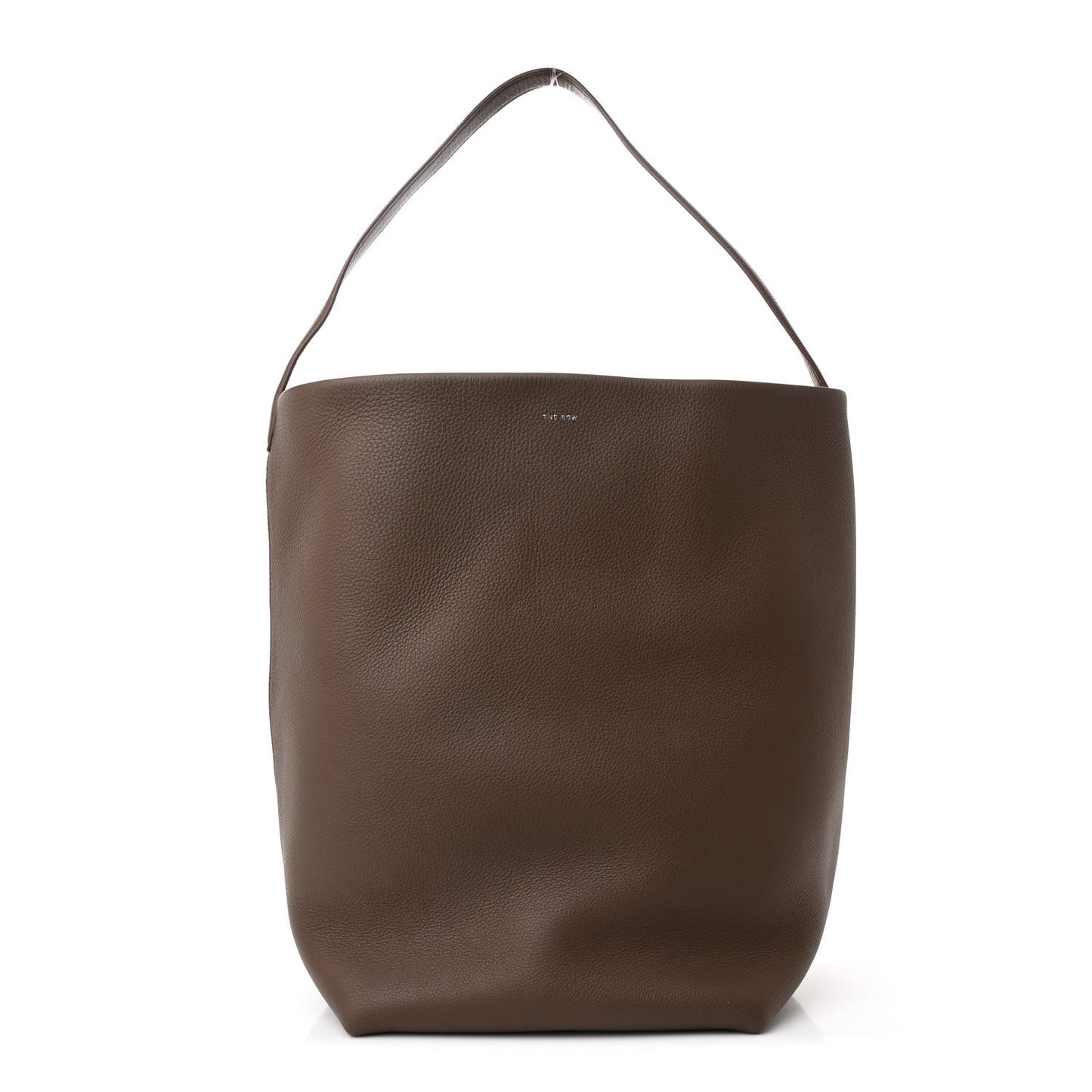 Grained Calfskin Large N/S Park Tote French Grey