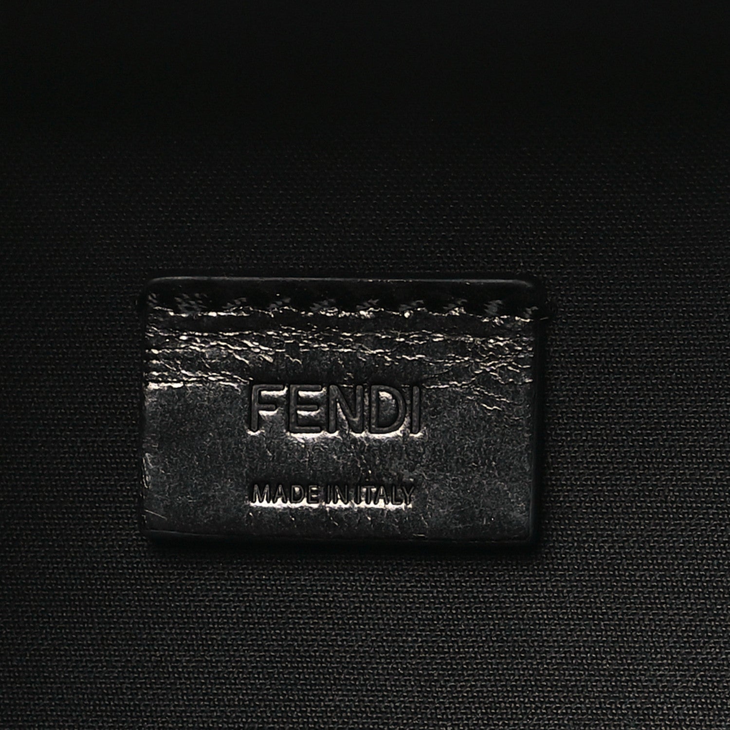 Fendi Recycled Fabric Jacquard Vitello Astro Micro FF Mini Trolley Bag Asfalto Black 6 of 9