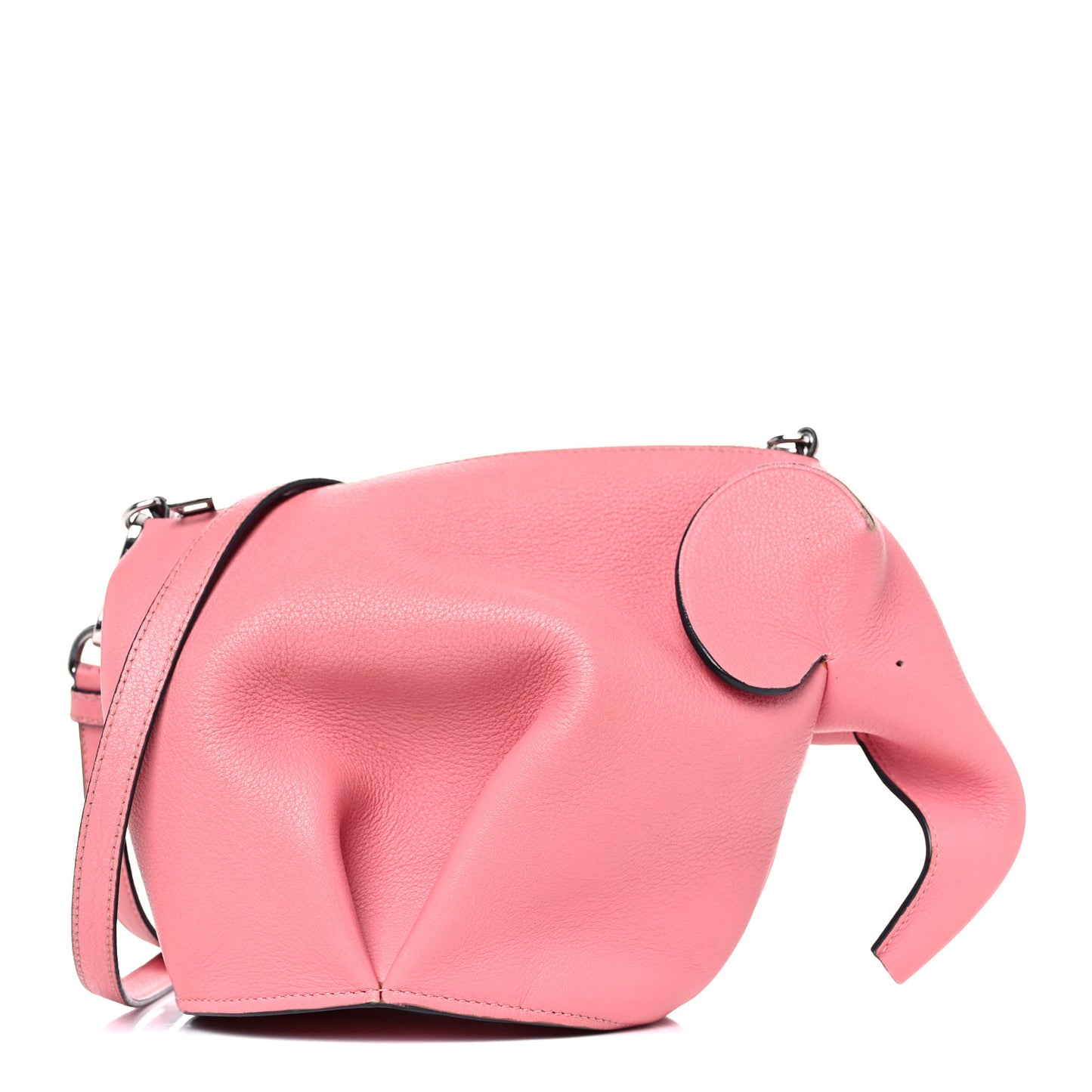 Calfskin Mini Elephant Crossbody Bag Candy