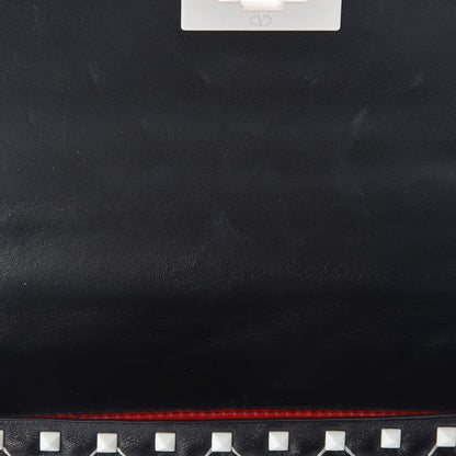 Valentino Garavani Lambskin Medium Free Rockstud Spike Shoulder Bag Black 8 of 8