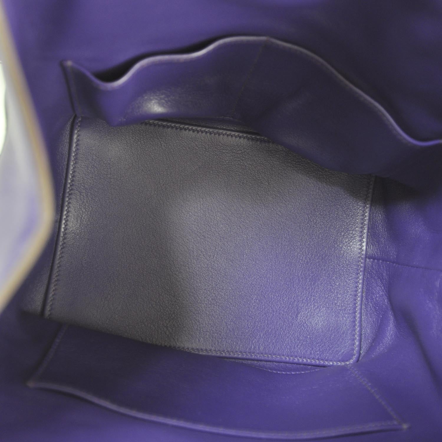 Hermes Veau Swift Toolbox 20 Iris Purple 6 of 12
